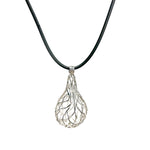 Load image into Gallery viewer, Silver Wire Crystal Cage with Necklet and Amethyst Crystal