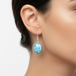 Load image into Gallery viewer, Larimar Drop Earrings