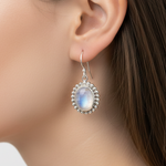 Load image into Gallery viewer, Moonstone Drop Earrings