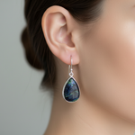 Load image into Gallery viewer, Richterite Drop Earrings