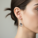 Load image into Gallery viewer, Tourmaline In Quartz Briolette Drop Earrings