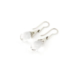 Load image into Gallery viewer, Clear Quartz Briolette Drop Earrings