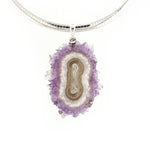 Load image into Gallery viewer, Amethyst Stalactite Pendant