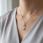 Load image into Gallery viewer, Raw Aquamarine Crystal Pendant