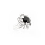 Load image into Gallery viewer, Black Spinel Ring
