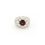 Load image into Gallery viewer, Garnet With Filligree Ring