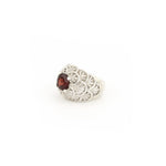 Load image into Gallery viewer, Garnet With Filligree Ring