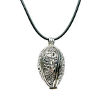 Load image into Gallery viewer, Silver Filligree Cage with Necklet and Amethyst Crystal
