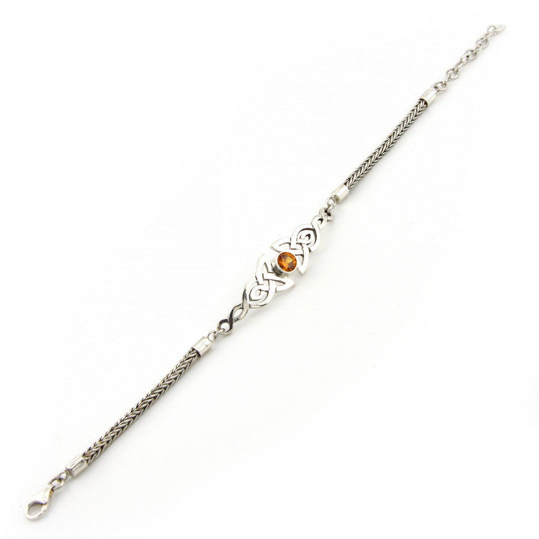 Citrine Bracelet in Siver
