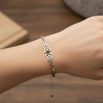 Load image into Gallery viewer, Citrine Bracelet in Siver
