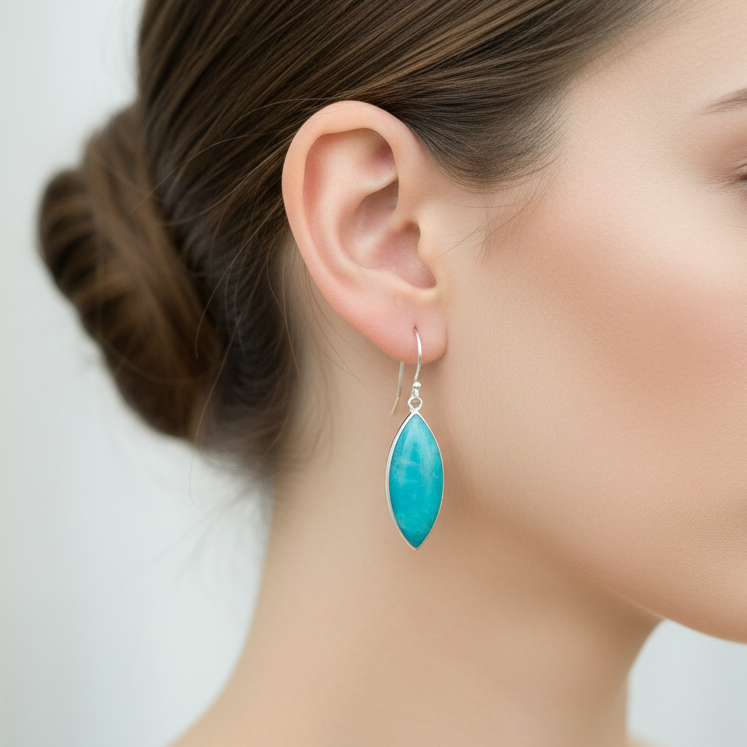 Amazonite Drop Earrings