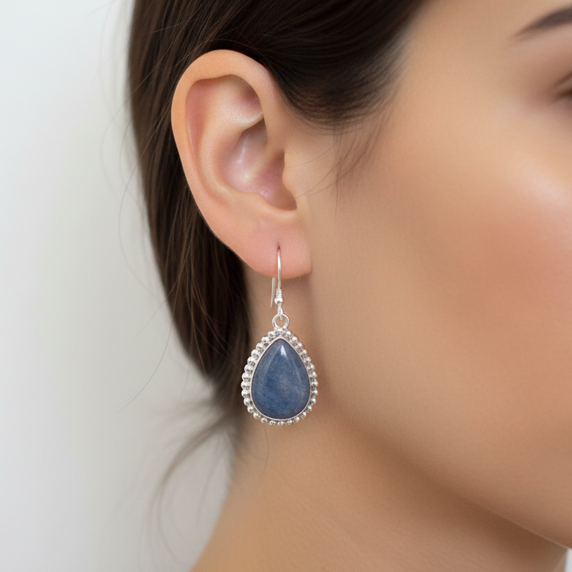 Kyanite drop earrings