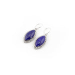 Load image into Gallery viewer, Lapis Lazuli Marquis Drop Earrings
