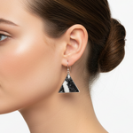 Load image into Gallery viewer, Zebra Jasper Drop Earrings
