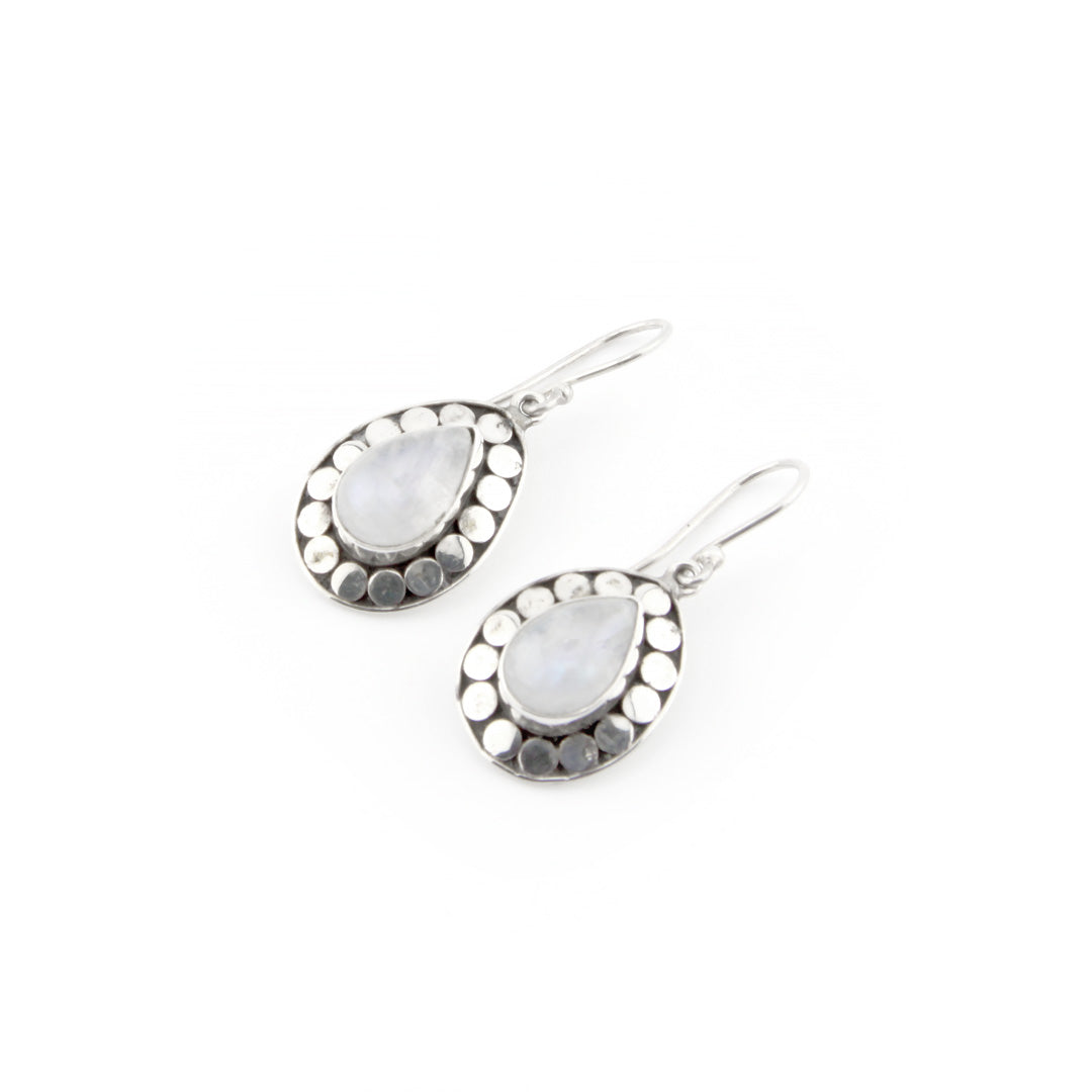 Moonstone Drop Earrings