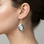 Load image into Gallery viewer, Moonstone Drop Earrings
