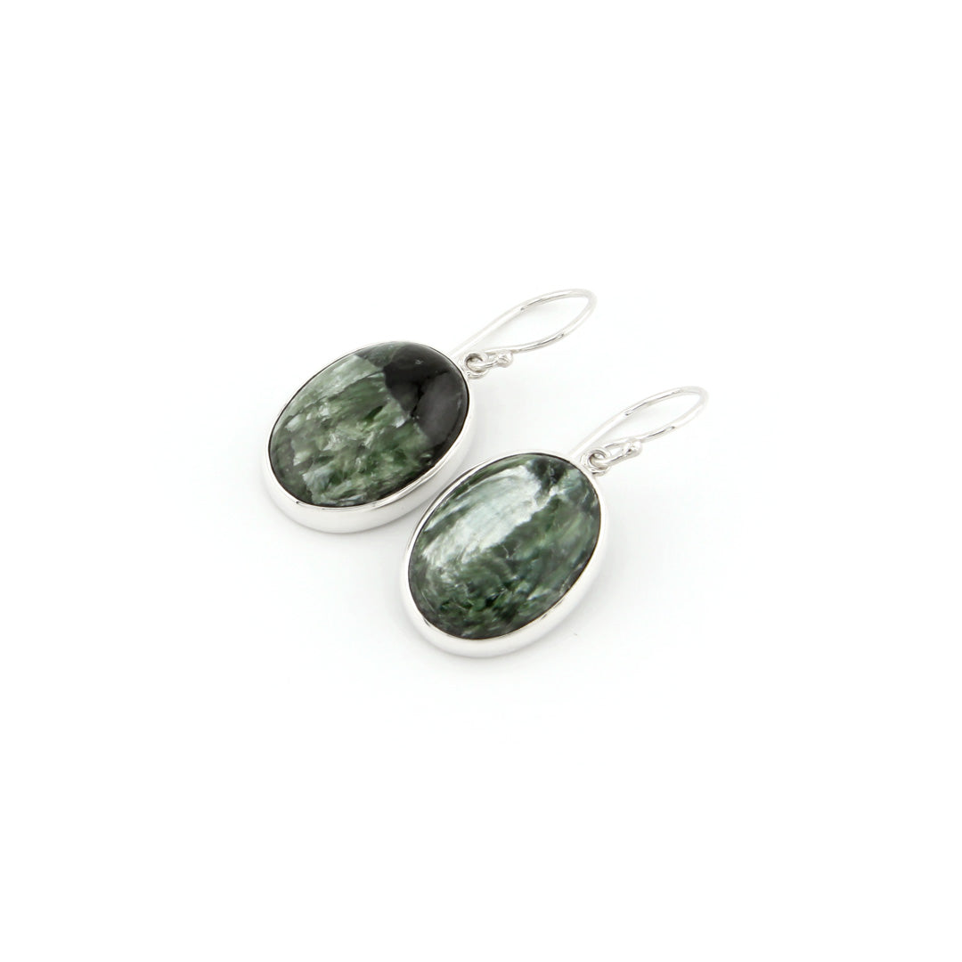 Seraphinite Drop Earrings