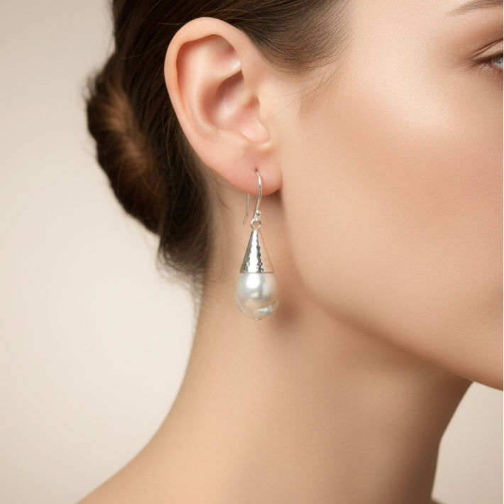 Baroque Pearl Drop Earrings