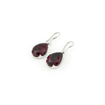 Load image into Gallery viewer, Faceted Eudialyte Gem Drop Earrings
