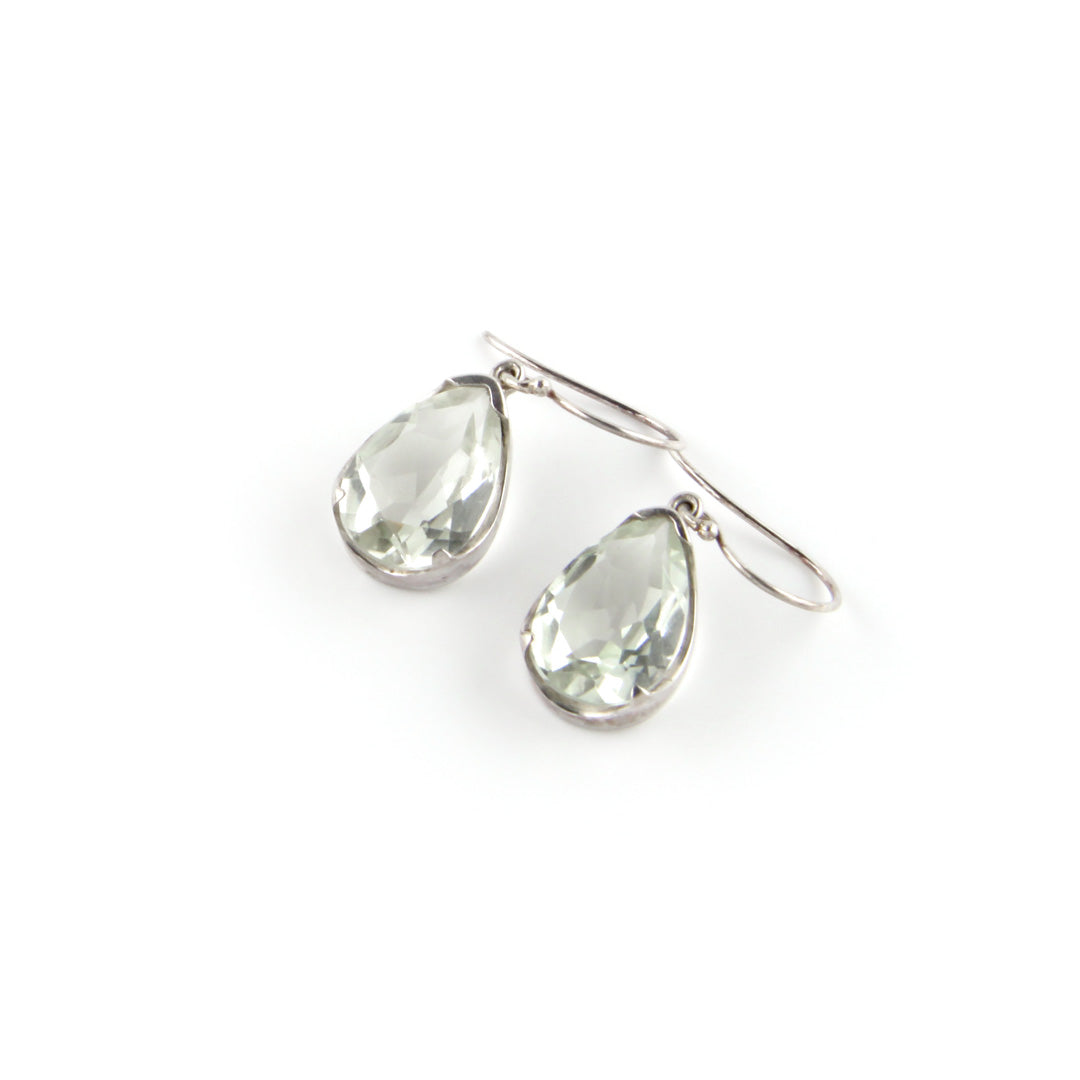 Prasiolite Drop Earrings