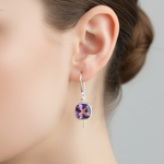 Load image into Gallery viewer, Amethyst Drop Earrings

