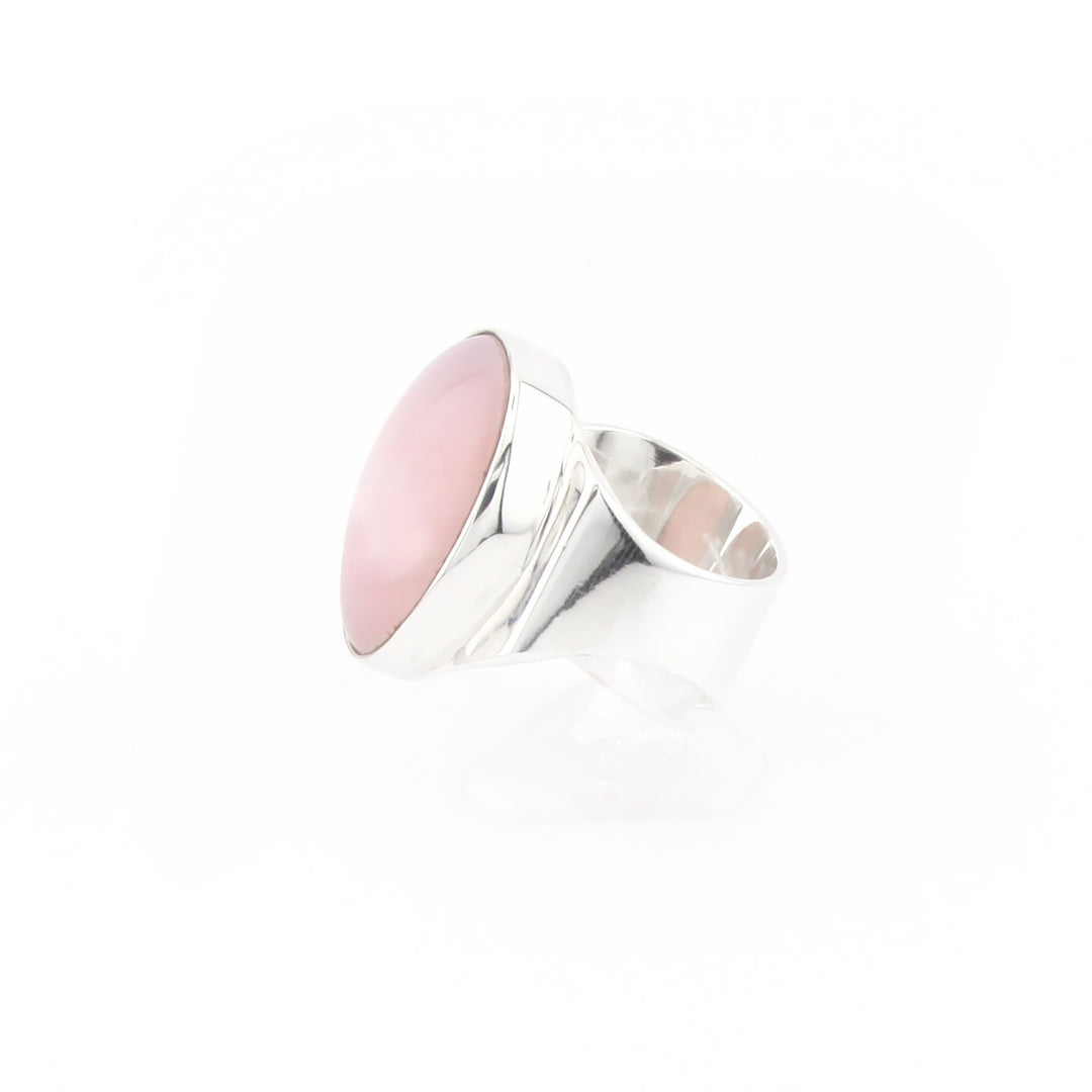 Pink Opal Split Ring
