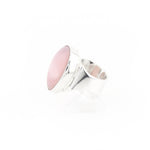 Load image into Gallery viewer, Pink Opal Split Ring
