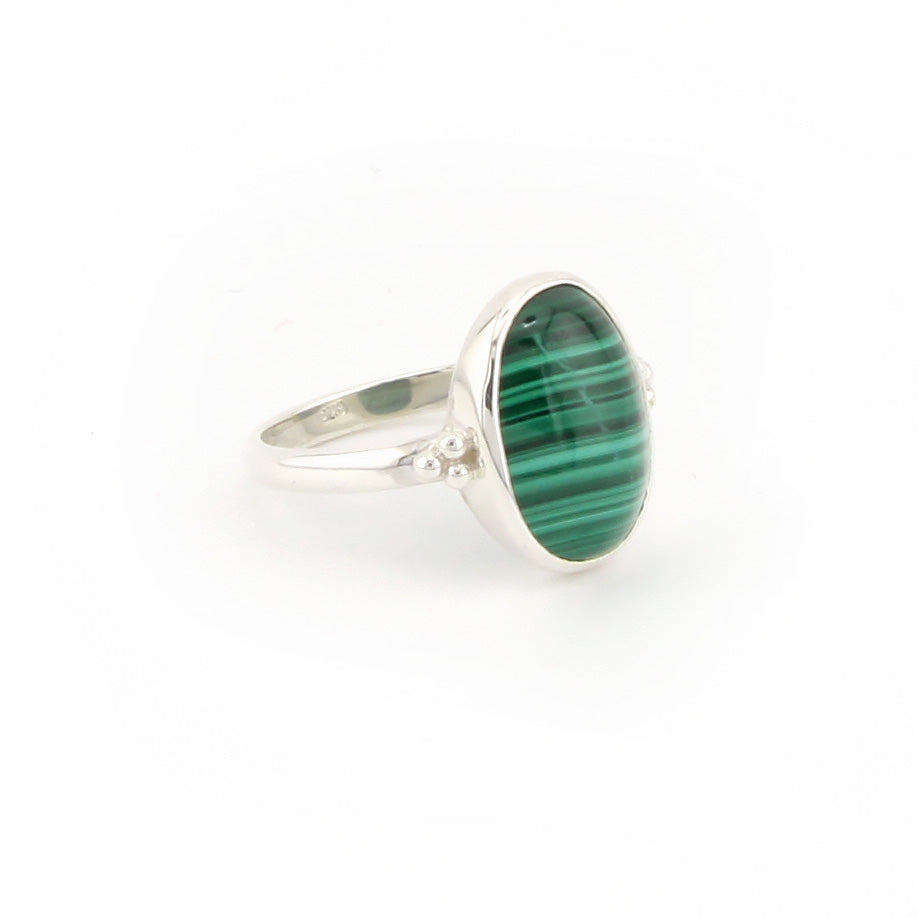 Malachite ring