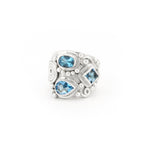Load image into Gallery viewer, Swiss Topaz Ring With Wide Silver
