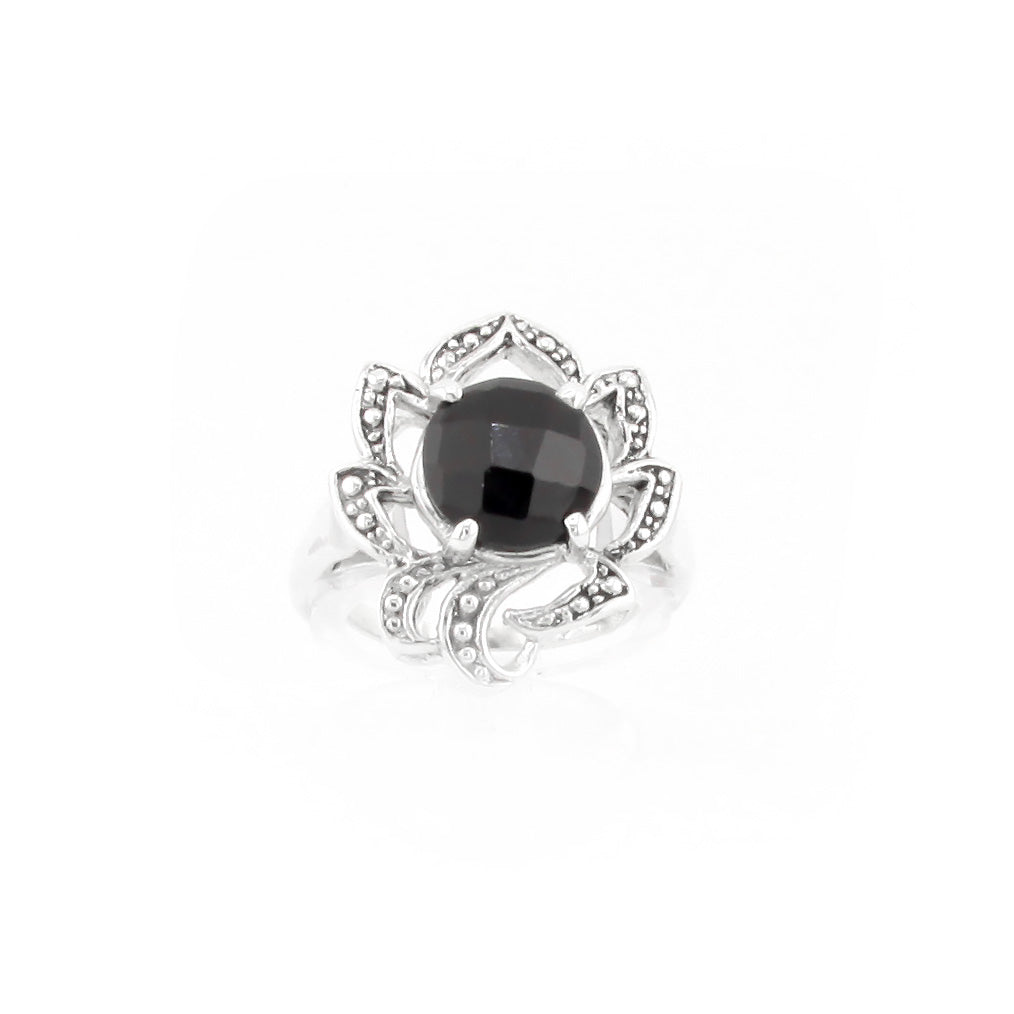 Black Spinel Ring