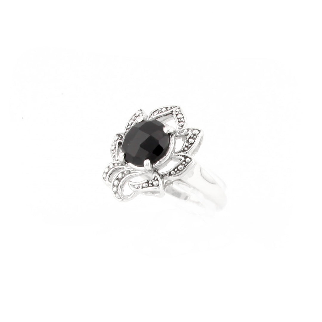 Black Spinel Ring