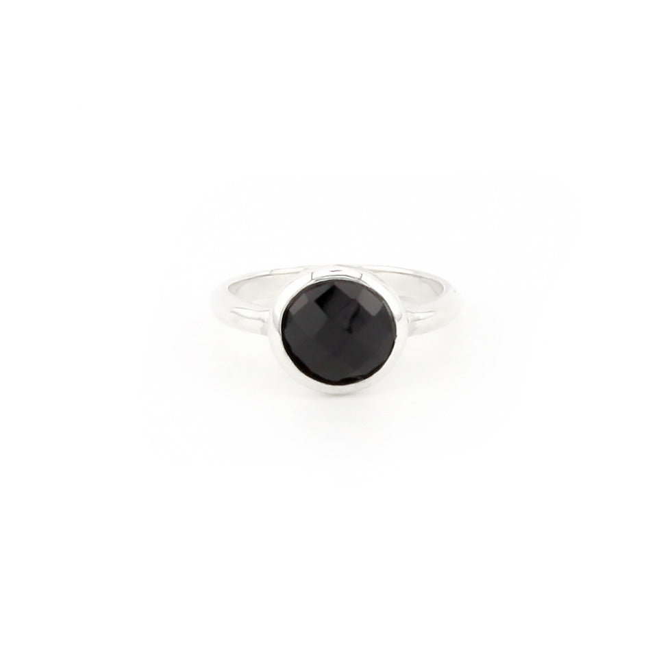 Black Spinel Ring