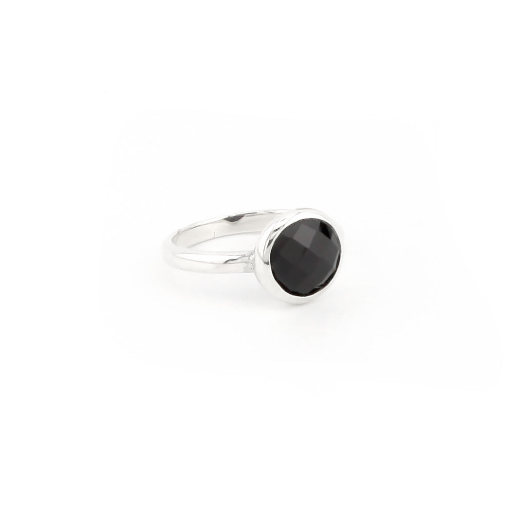 Black Spinel Ring