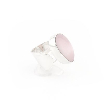 Pink Opal Split Ring