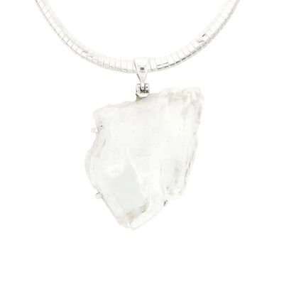 Apophyllite Quartz Crystal Pendant