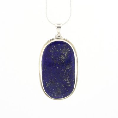 Lapis Lazuli Pendant In Silver